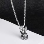 Cute DIY Stainless Steel Pendant Necklace for Couples - Unisex Minimalist Choker