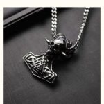 Streetwear Hip Hop Dog Tag Pendant Necklace - Long Titanium Steel Unisex Jewelry