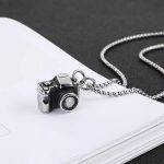 Hip Hop Retro Camera Pendant Necklace - Titanium Steel Unisex Fashion Jewelry
