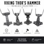 Nordic Mythology Totem Vintage Battle Axe Pendant - Western Fashion Men's Personalized Necklace Charm