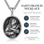 Retro Oval Portrait Token Tag Pendant Necklace - Western Foreign Trade Punk Rock Jewelry Wholesale