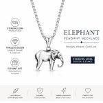 Western Retro Cute Lucky Elephant Pendant Necklace - Unisex Minimalist Stainless Steel Sweater Chain