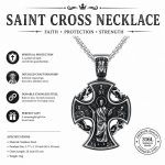 Cross-Border Viking Amulet Cross Pendant Necklace - Stainless Steel Non-Fading Men's Niche Jewelry