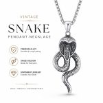 Stainless Steel Cobra Snake Chain Necklace - Korean Minimalist Hip Hop Personalized Student Jewelry